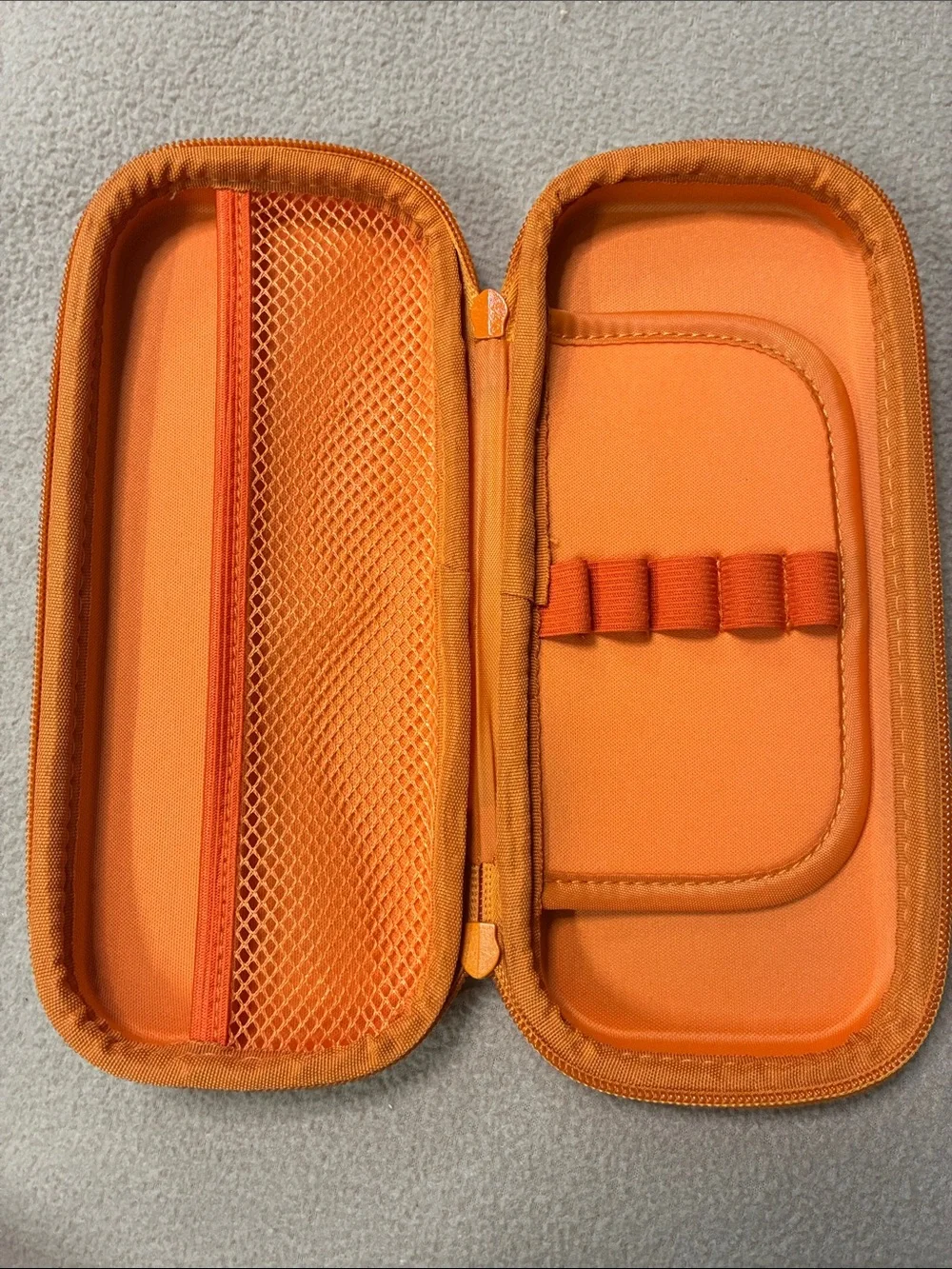 Licensed Minions Orange Kids Pencil Case with Hard Shell
